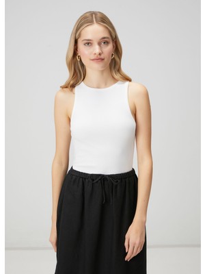  club kırık beyaz racerback basic atlet