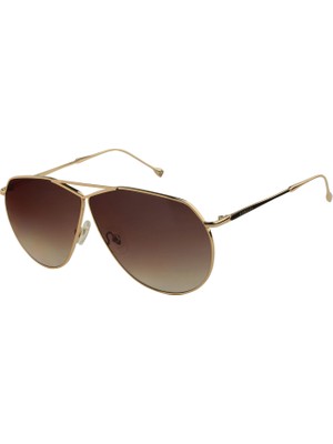 Hermossa Hm 1378 C 2 Altın Rengi Metal Unisex Güneş Gözlüğü