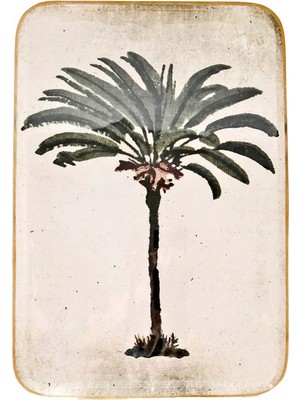Boncoeur Palmier Desenli Tepsi