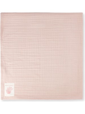 Petit Coral Müslin Pembe Kız Bebek Battaniye