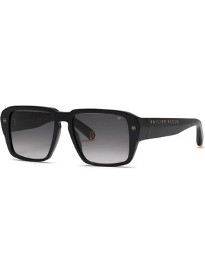 Philipp Plein SPP081-0700 Siyah Asetat Unisex Güneş Gözlüğü