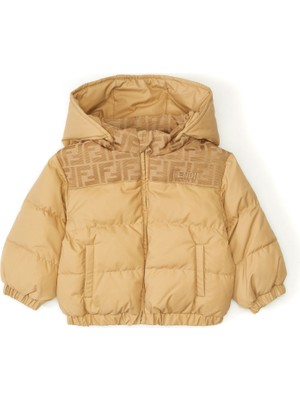 Fendi Kamel Unisex Bebek Puffer Mont