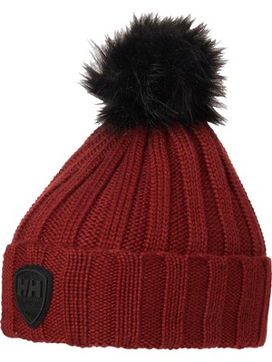 Helly Hansen W Limelight Red Ponponlu Kadın Bere