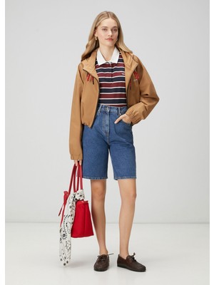  club mavi denim bermuda