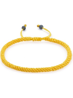 AtolyeWolf Knot Oxide Sarı Erkek Bileklik