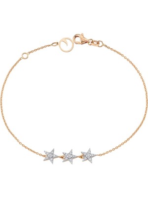 Bee Goddess Star Light Kadın Altın Bileklik