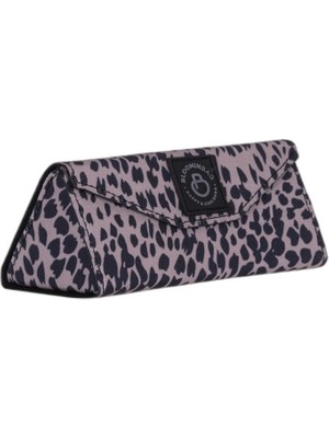 BloominBag Leopard Cita Noir Siyah Desenli Kadın Gözlük Kılıfı