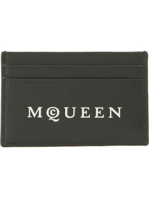Mcqueen Siyah Erkek Deri Kartlık