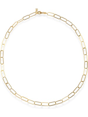 Orena Jewelry Paperclip 14 Ayar Kadın Altın Kolye
