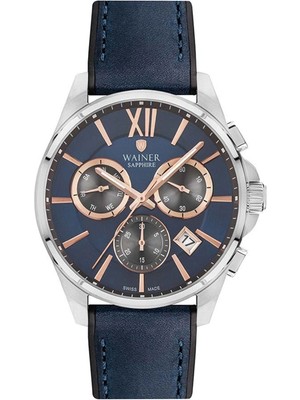 Wainer 19321-B Silver Çelik Erkek Kol Saati