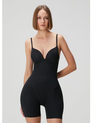 Skims Butt And Hip Enchancing Mid Thigh Siyah Body