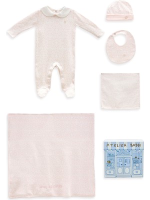 Atelier Babbi Ikat Pembe 5li Yenidoğan Seti