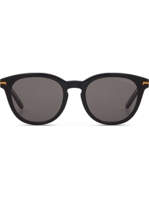 Cerruti 1881 Cr 80029 C1 Oval Siyah Asetat Erkek Güneş Gözlüğü