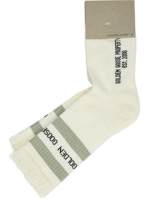 Golden Goose Siyah Beyaz Kadın Çorap