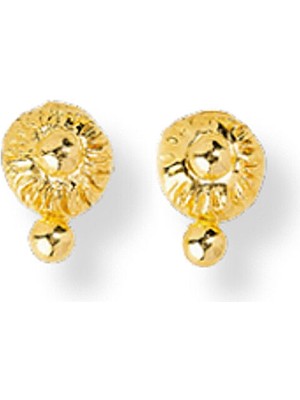 Besign Jewellery Cherie Mini Gümüş Üzeri Altın Kaplama Kadın Küpe