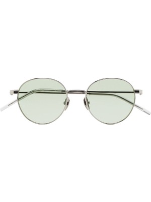 Kaleos Turcatti Gümüş Yeşil Titanyum Unisex Güneş Gözlüğü