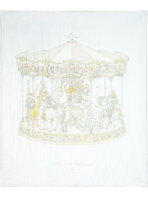 Atelier Choux Pembe Carousel Baskılı Çift Taraflı Yorgan
