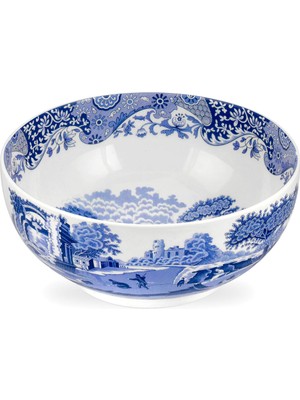 Spode Blue Italian Porselen Salata Servis Kasesi