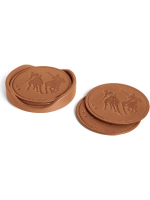 Ralph Lauren Garrett Taba Deri Bardak Altlığı