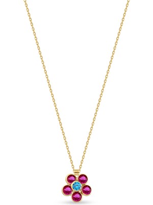 Orena Jewelry Bloom Daisy 14 Ayar Altın Kadın Kolye