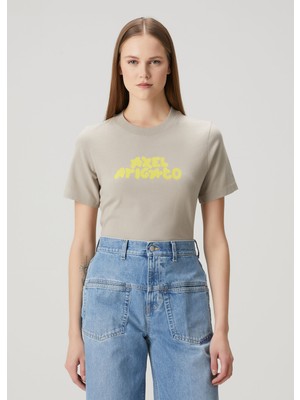 Axel Arigato Bubble Gri Logolu T-Shirt