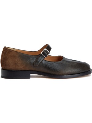 Maison Margiela Tabi Kahverengi Deri Loafer