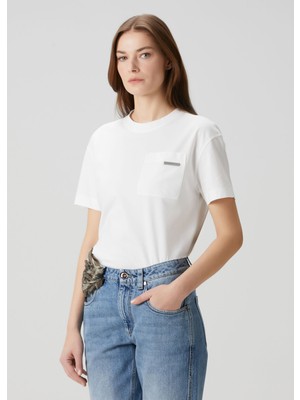 Brunello Cucinelli Beyaz T-Shirt