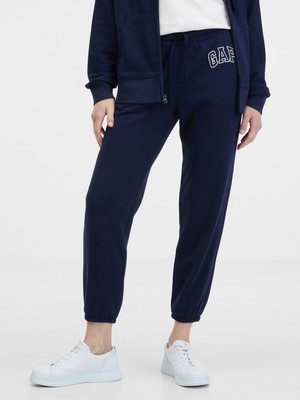 Gap Kadın Lacivert Gap Logo Jogger Havlu Kumaş Eşofman Altı