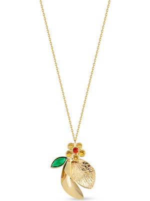 Orena Jewelry Blossom 14 Ayar Altın Kadın Kolye