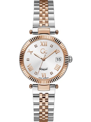 GCZ01003L1MF Rose Gold  Metalik Gri Çelik Kadın Kol Saati