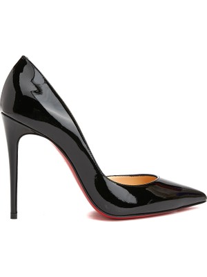Christian Louboutin Iriza Siyah Deri Stiletto