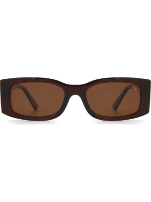 Mess Frames Rebel Kahverengi Unisex Güneş Gözlüğü