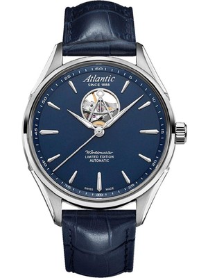 Atlantic 52780.41.51 Lacivert Deri Erkek Kol Saati