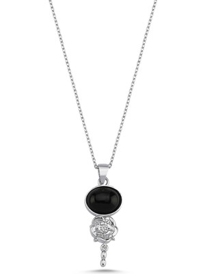 Bodhita Mystica Black 925 Ayar Gümüş Kadın Kolye