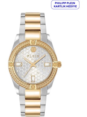 Philipp Plein PW1FA0225 Altın Rengi Metalik Gri Çelik Kadın Kol Saati