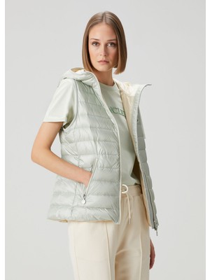 Moncler Glygosse Açık Mavi Kapüşonlu Yelek