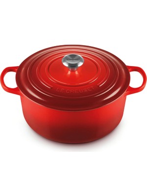 Le Creuset Imza Koleksiyonu Kiraz Döküm Tencere 24 cm