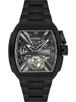 Wainer WA.25150-A Siyah Çelik Erkek Kol Saati