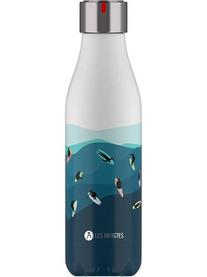 Les Artistes Paris Surf Isı Yalıtımlı Çelik Termos Matara 500 ml