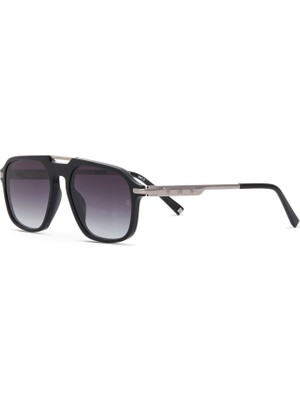 Hermossa Popstar Hm 1747 C3 Siyah Metalik Metal Unisex Güneş Gözlüğü