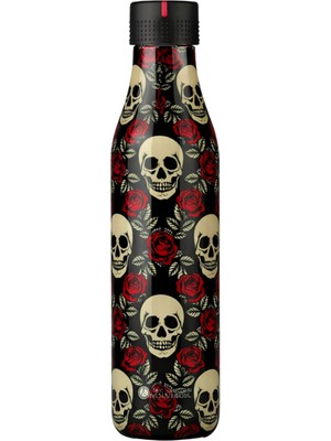 Les Artistes Paris Rose And Skull Renkli Çelik Termos 500 ml