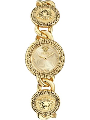 Versace VRSCVE0Q00425 Altın Rengi Çelik Kadın Kol Saati