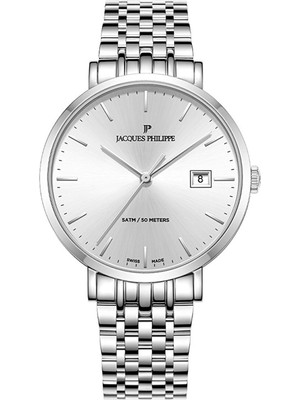 Jacques Philippe JPQGS951326 Metalik Gri Çelik Erkek Kol Saati