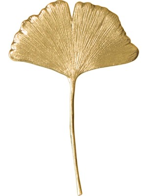 Alegoria Jewellery Ginkgo Altın Kaplama Bronz Unisex Broş