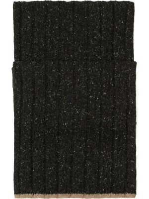 Brunello Cucinelli Antrasit Erkek Ipek Atkı