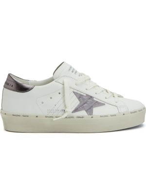 Golden Goose Hı Star Beyaz Kadın Deri Sneaker
