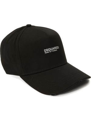 Dsquared2 Siyah Beyaz Erkek Şapka