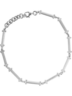 Ece London Ionic 925 Ayar Gümüş Unisex Bileklik