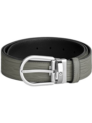 Montblanc Siyah Erkek Deri Kemer