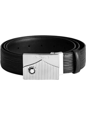 Montblanc Siyah Erkek Deri Kemer